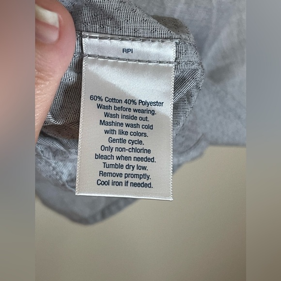 - Urban Pipeline Men’s Button Up Long Sleeve Gray Size XL - Picture 7 of 8